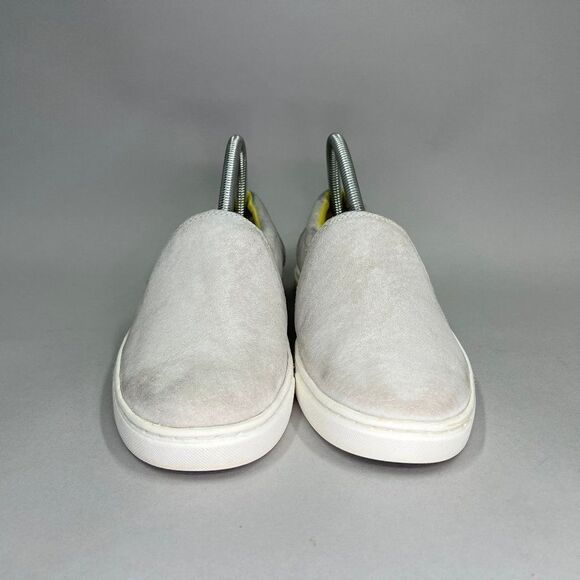 UGG Kitlyn Shoes Women's Size 8 Grey Suede Classic Slip On Loafers Sneakers - Picture 2 of 10